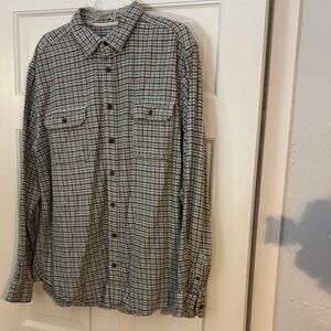 Mossimo Supply Co. Blue and Black Checkered Shirt